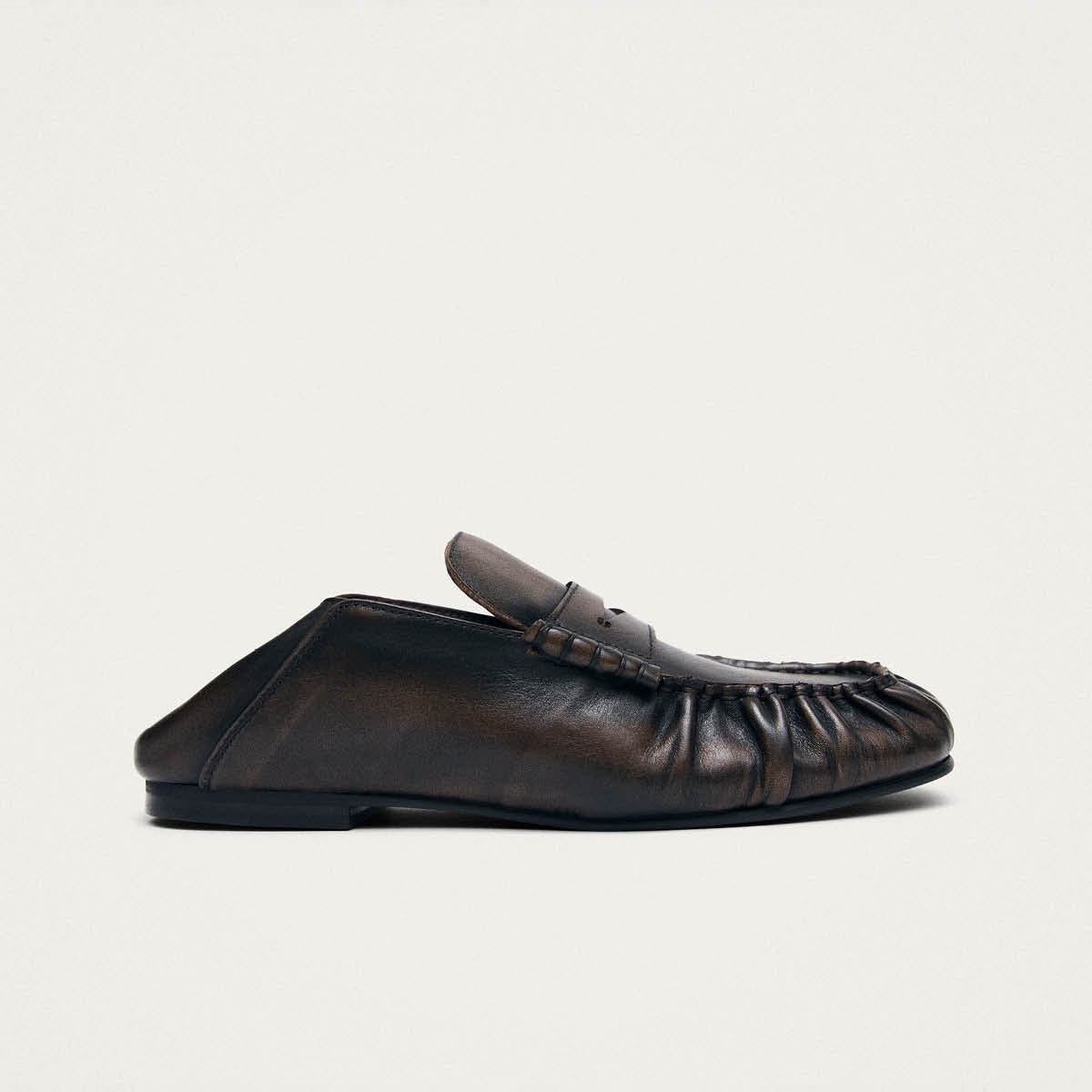 Aven Mule Brown Leather Loafers – Chiro Moyo Women's Shoes