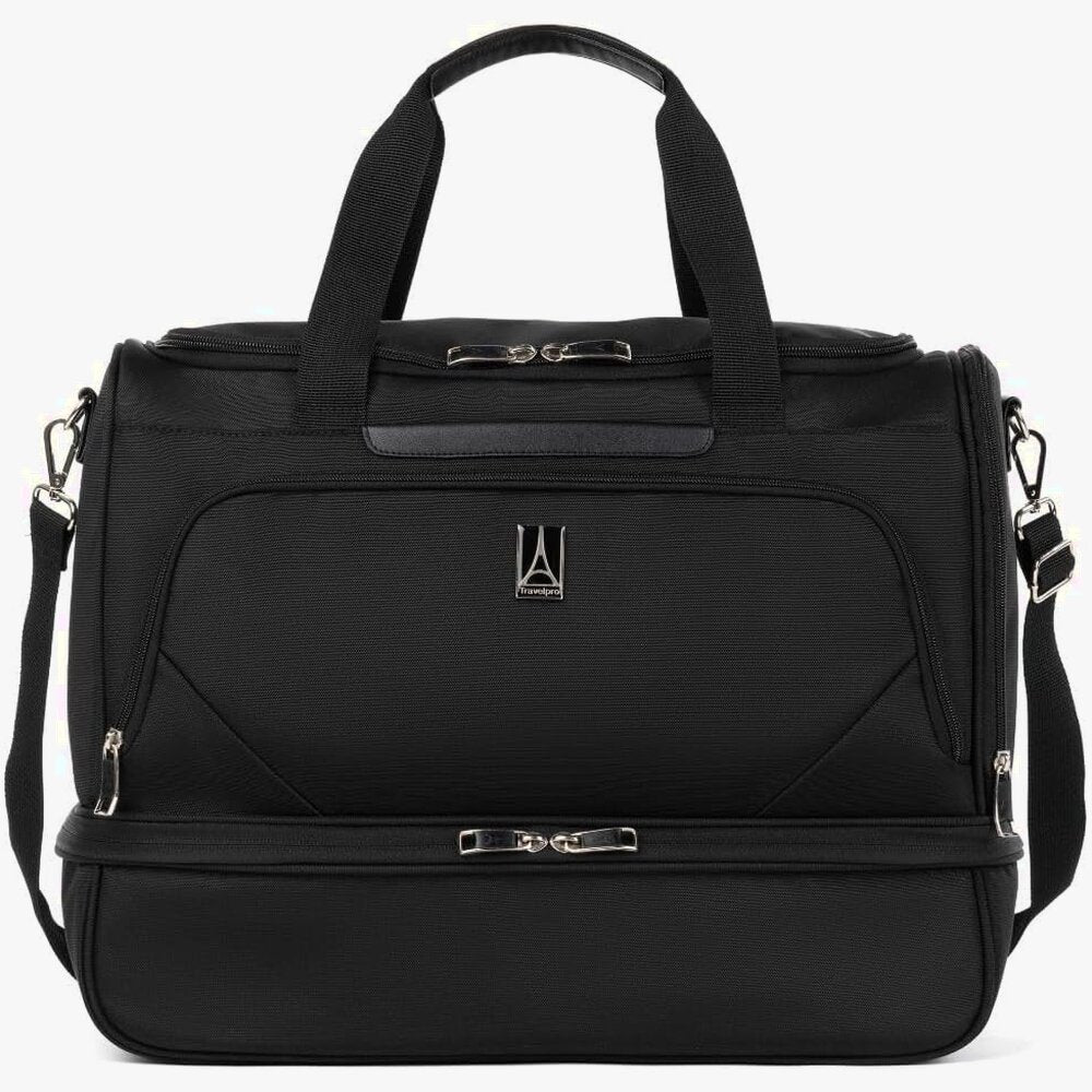 Travelpro Carry-On Weekender Duffel Bag With Drop-Bottom Compartment, Black, 19-Inch - Maxlite 5
