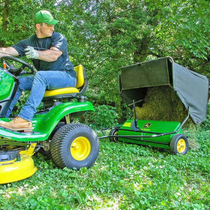 Agri-Fab Tow-Behind Lawn Sweeper 42-Inch 24-Cubic-Foot Capacity