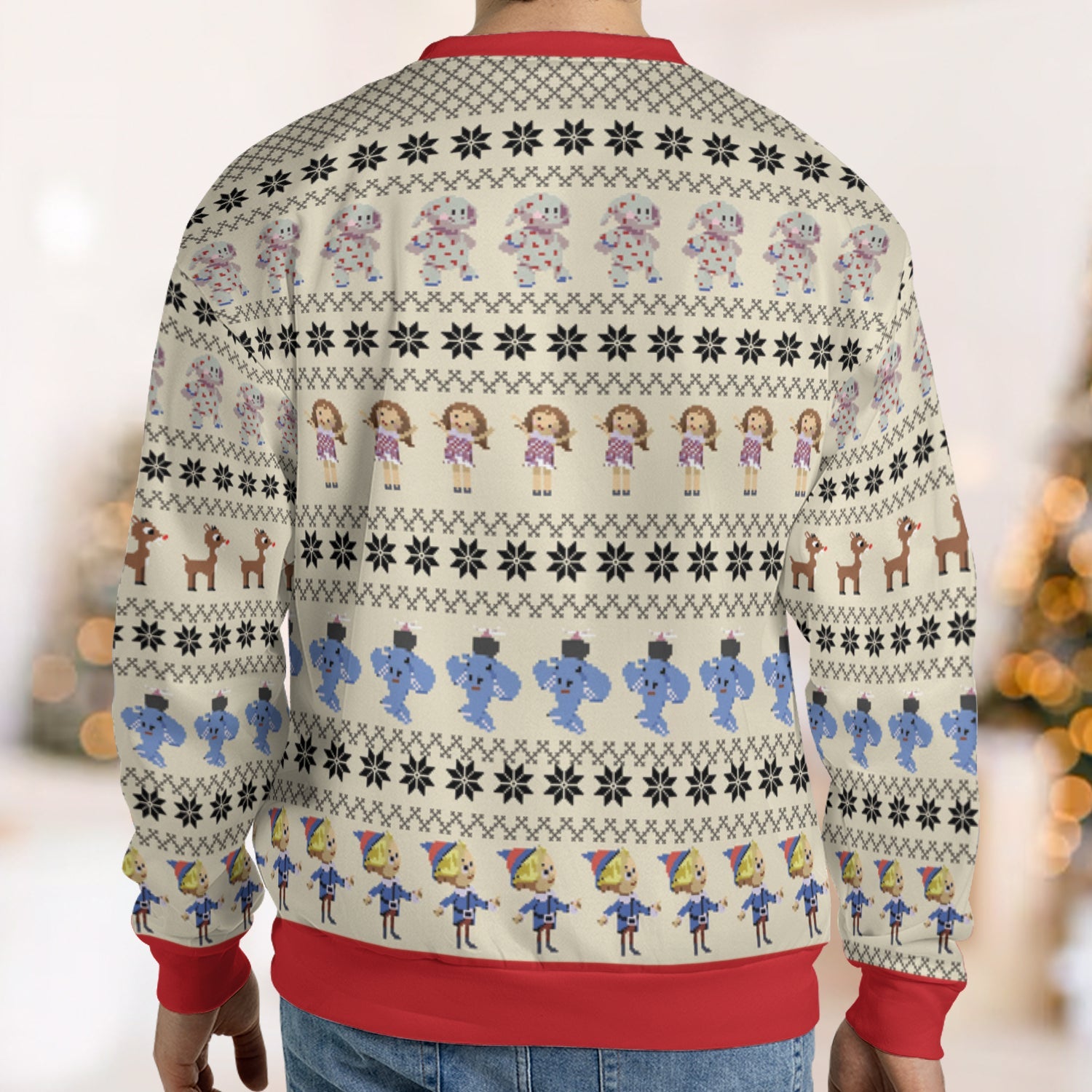Freak Rudolph the Red Nosed Reindeer Ugly Christmas Sweatshirt