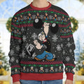 Holiday Hero Popeye Ugly Christmas Sweatshirt