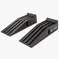 Black Widow Plastic Car Service Ramps, 6.25in Lift, 12in W, Pack Of 2, 10,000 lbs Capacity Per Pair - PSR295