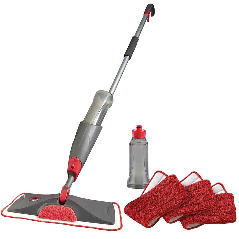 Rubbermaid Reveal Spray Microfiber Floor Mop Cleaning Kit