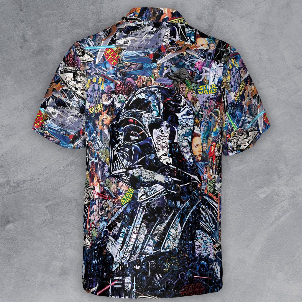 Star Wars Darth Vader All in One Button Down Shirt