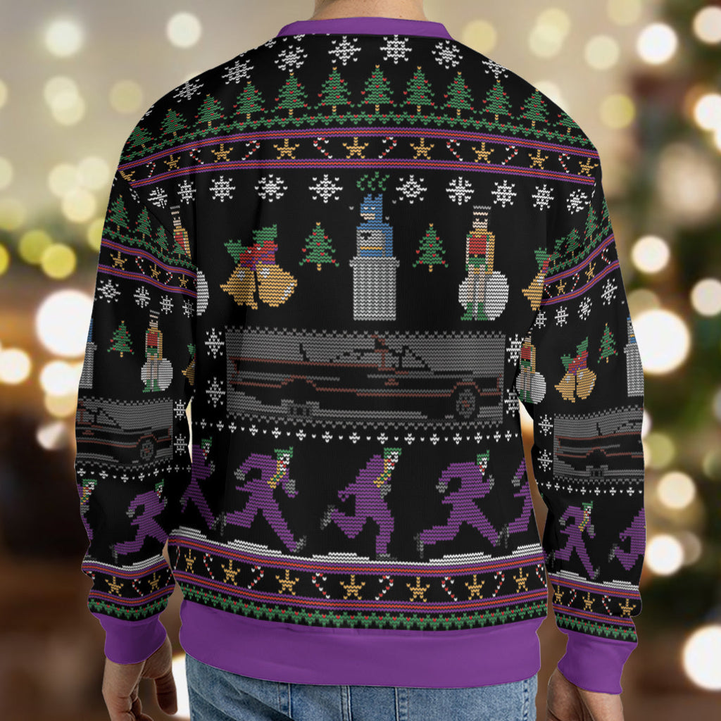Jingle Smells Batman Ugly Christmas Sweatshirt