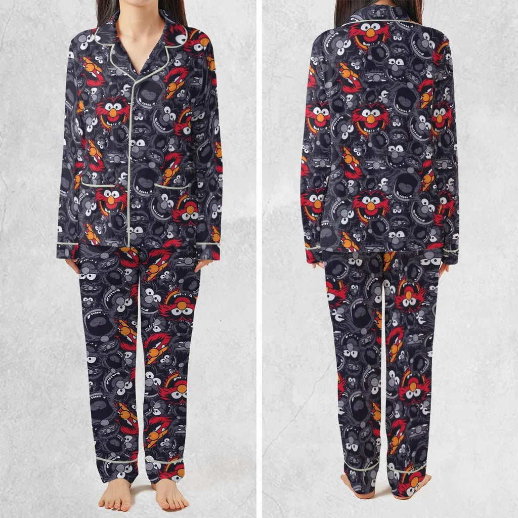 Animal The Muppets Pattern Pajamas Set