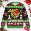 It's Turbo Time Ugly Christmas Sweatshirt