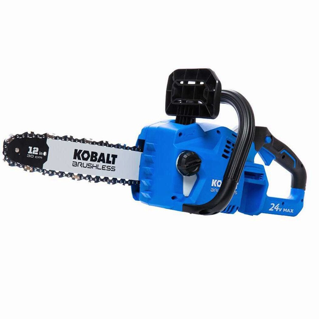 Kobalt 24-Volt 12-in Brushless Battery Chainsaw With 4 Ah Battery And Charger