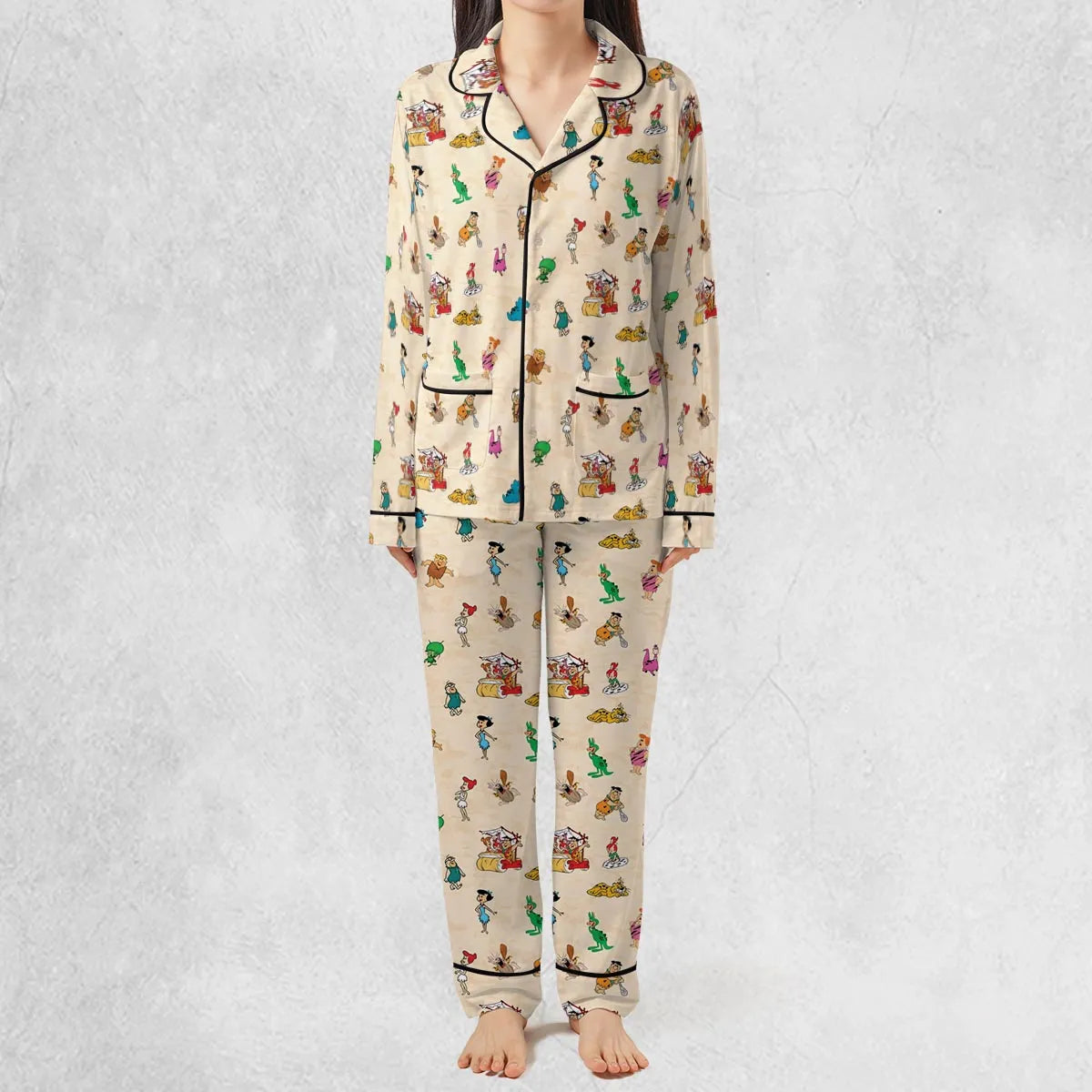 Bedrock The Flintstones Pajamas Set