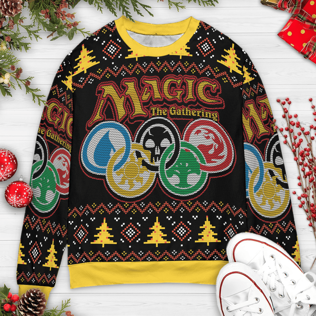 Magic the Gathering Christmas Ugly Christmas Sweatshirt