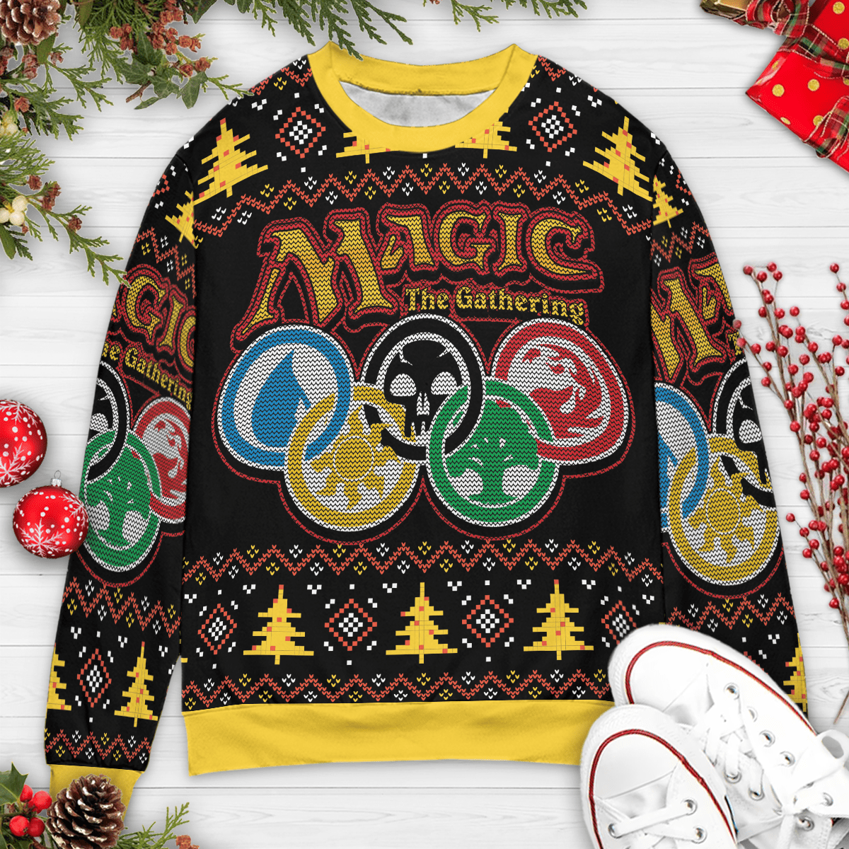 Magic the Gathering Christmas Ugly Christmas Sweatshirt