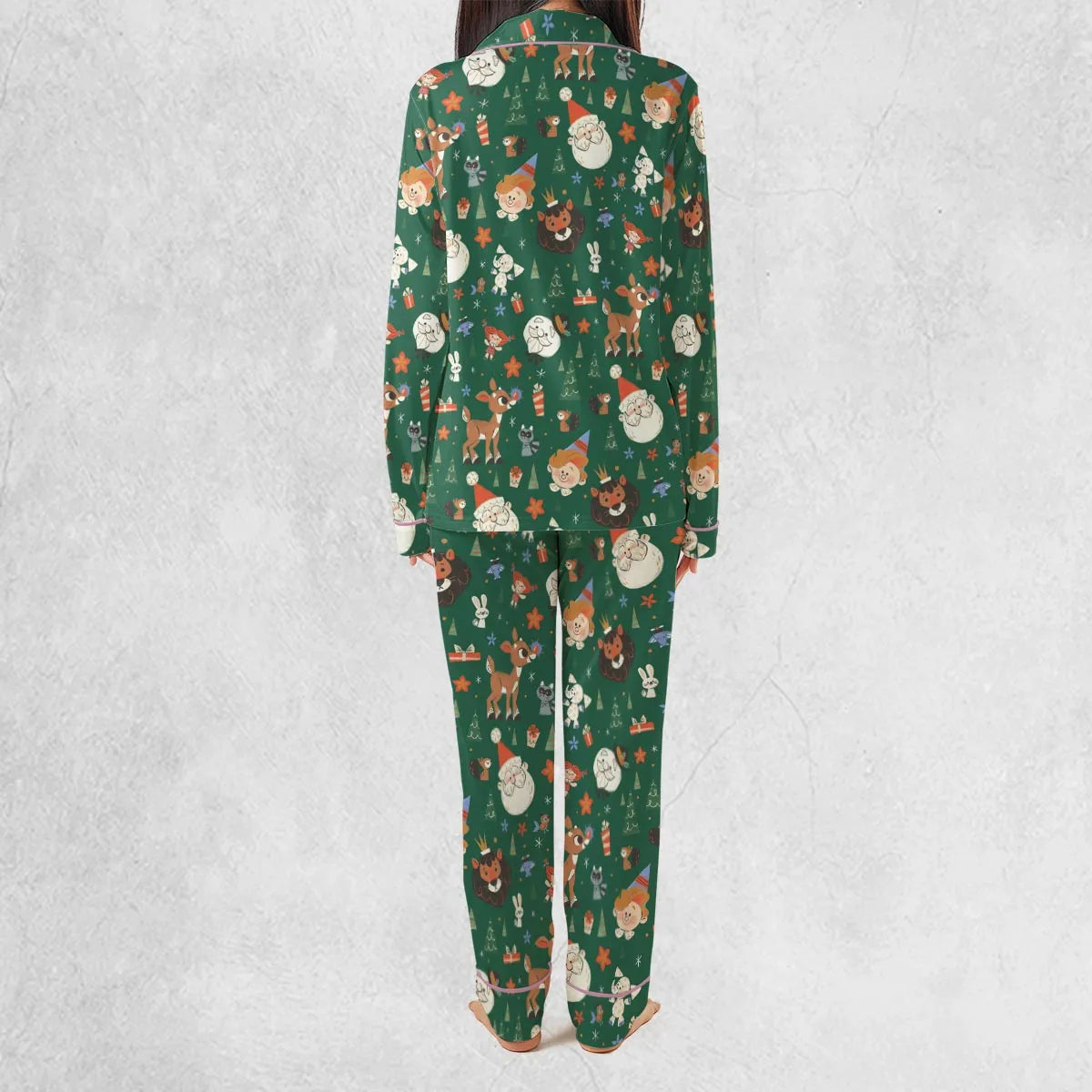 Rudolph The Red Nosed Reindeer Characters Pajamas Set