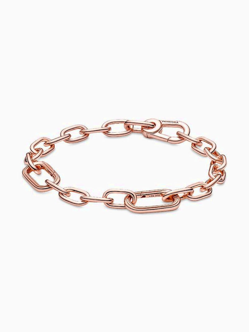 Rose Gold-Plated Small Link Chain Bracelet