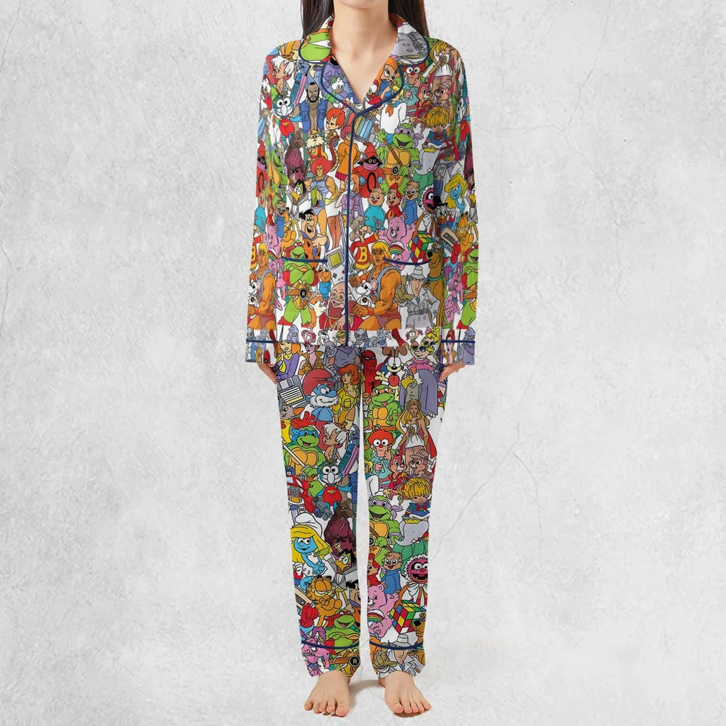 90s Cartoon Legends Pajamas Set
