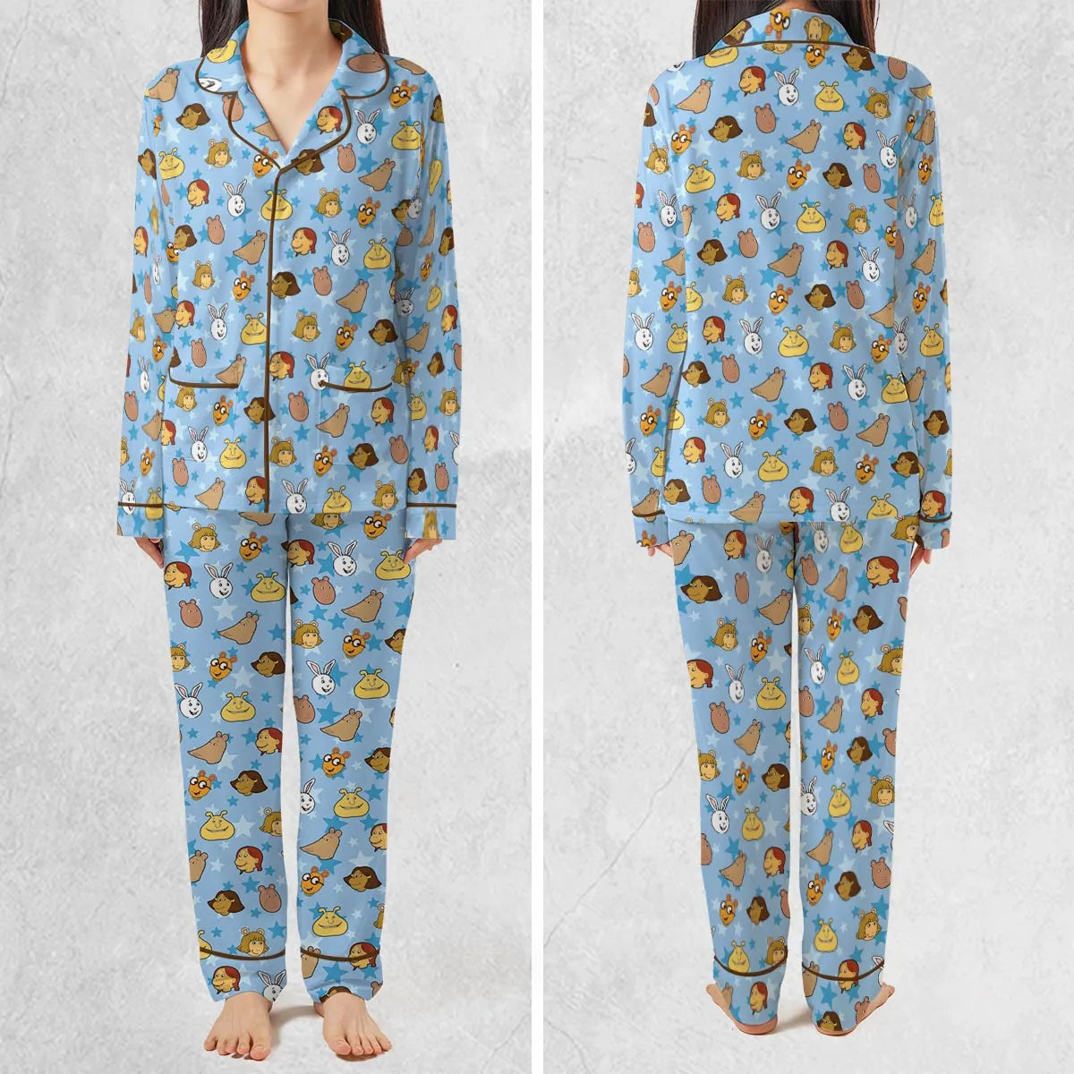Arthur Characters Pajamas Set
