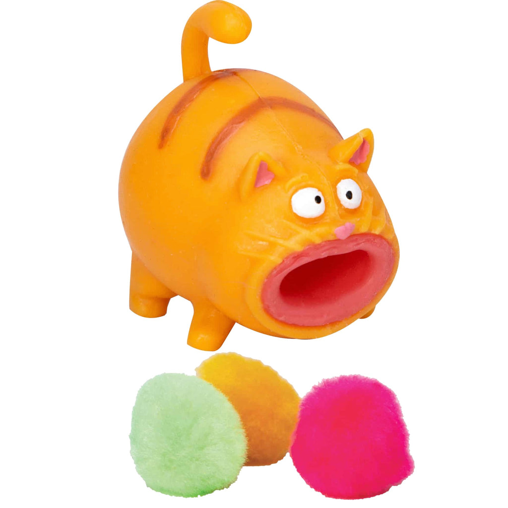Pom Pom Launching Cat Toy