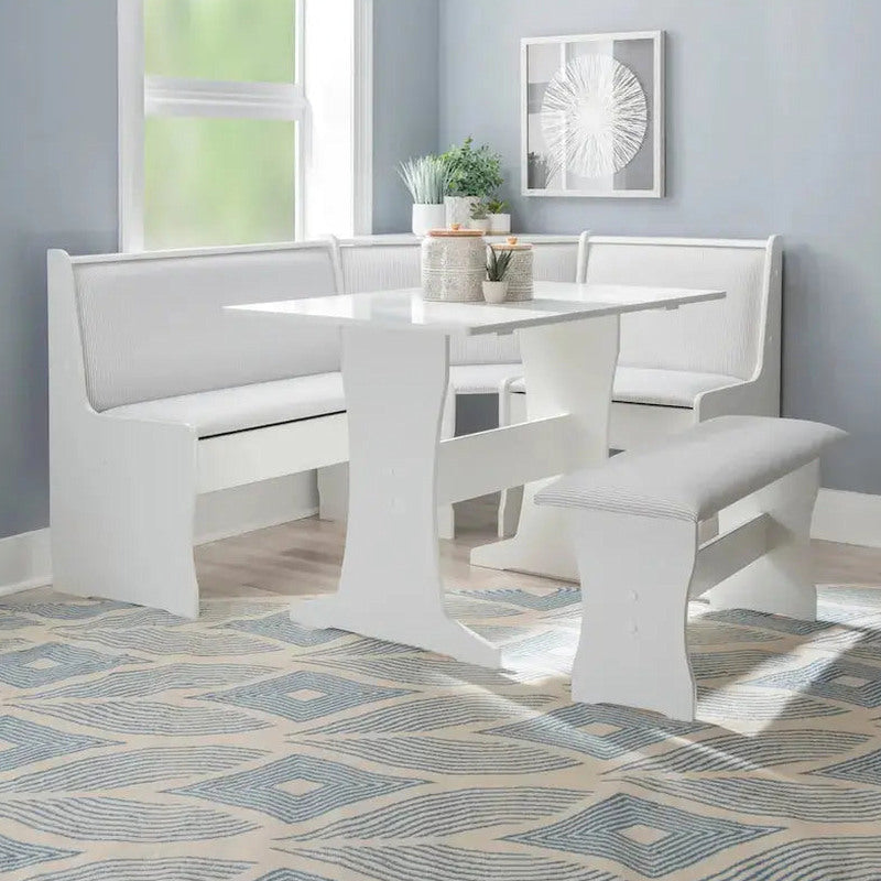 Farmhouse-Style Nook Dining Set With Storage - Sedley