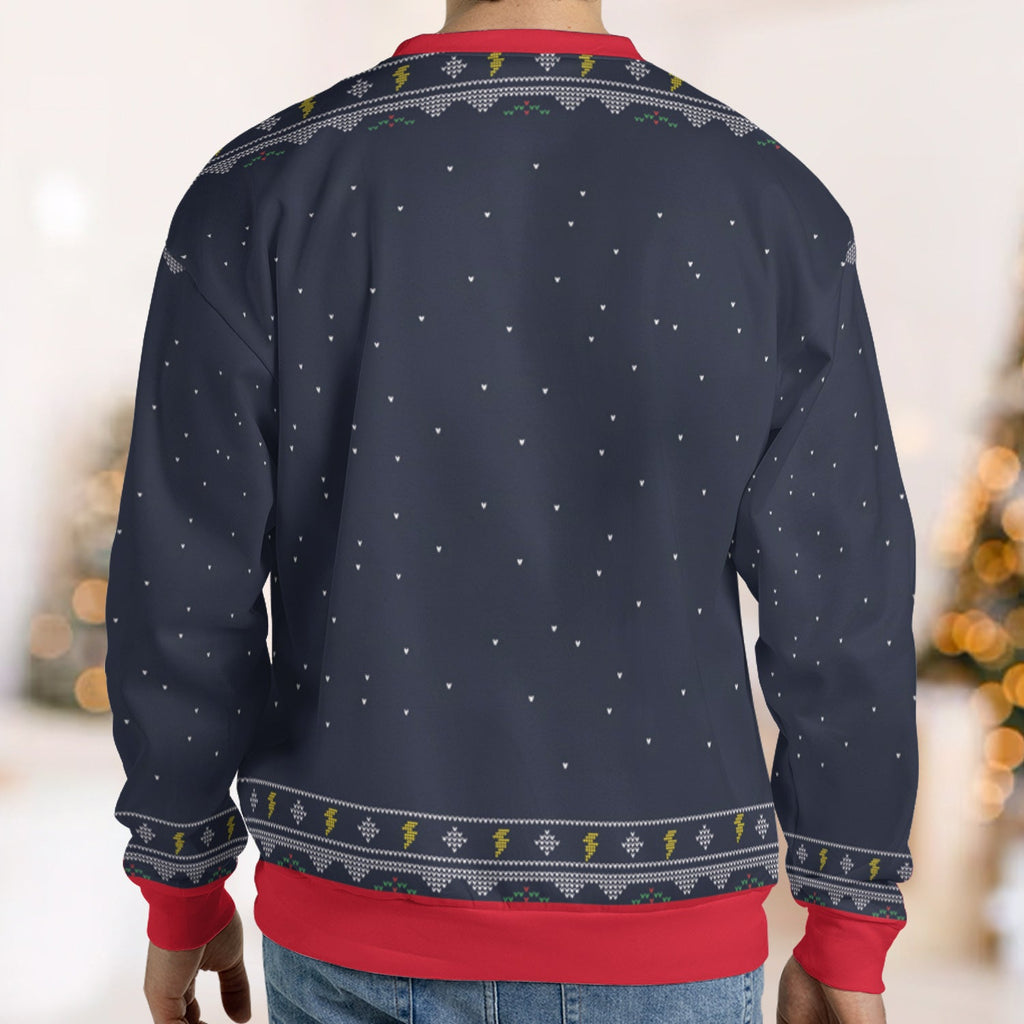 The Zord Has Come Ugly Christmas Sweatshirt