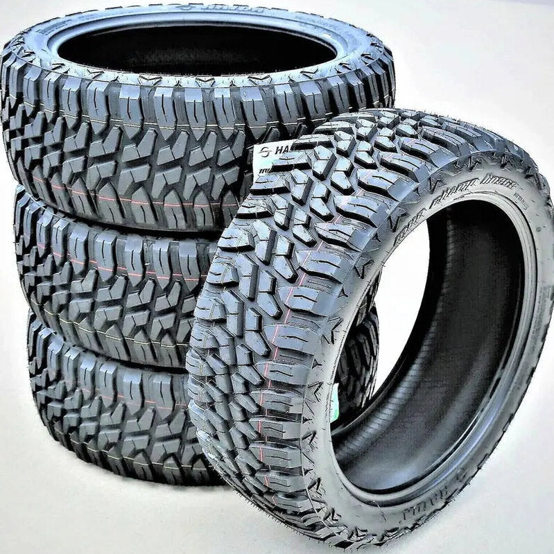 Set Of 4 LT275/65R20 126/123Q E-Rated Mud-Terrain Tires - 10-Ply Construction