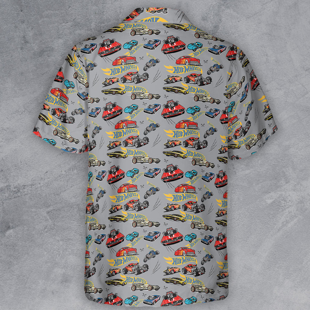 Hot Wheels Classic Car Button Down Shirt