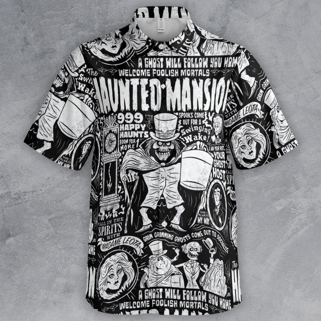 Spookshow Haunted Mansion Button Down Shirt