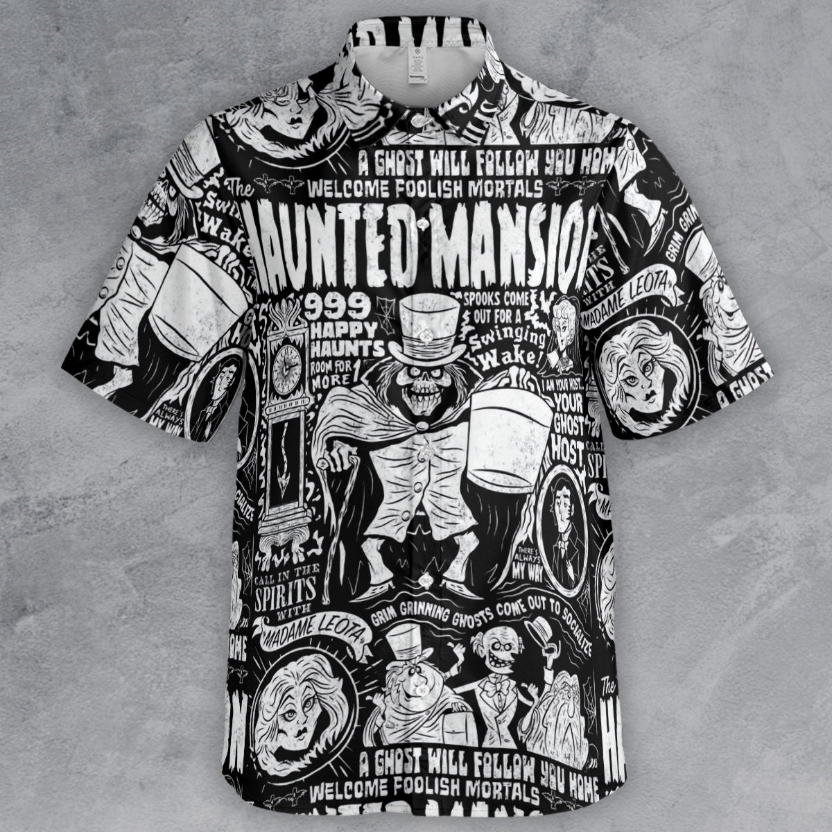 Spookshow Haunted Mansion Button Down Shirt