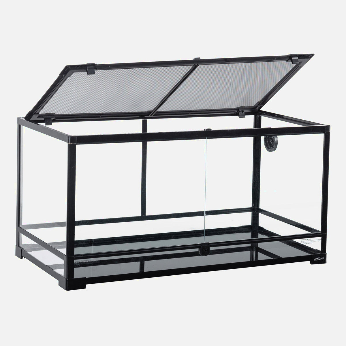 REPTI-ZOO Glass Terrarium, Front Double Doors, 40 Gallon