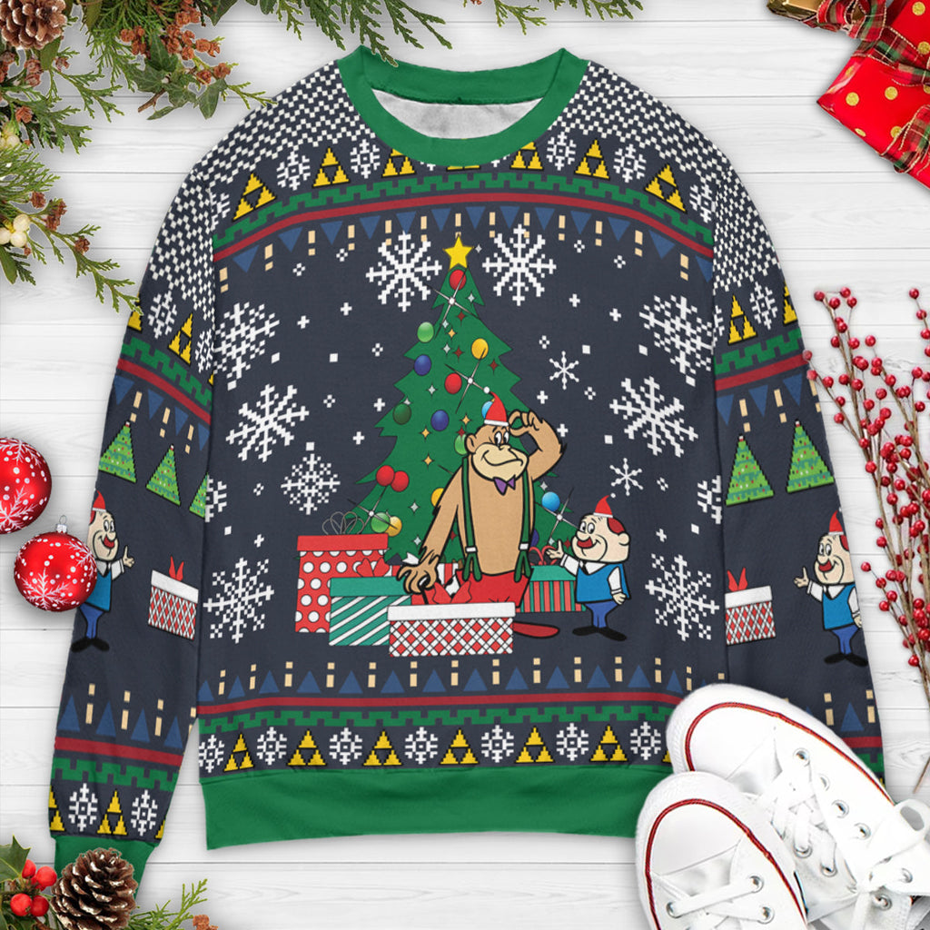 The Magilla Gorilla Show Ugly Christmas Sweatshirt