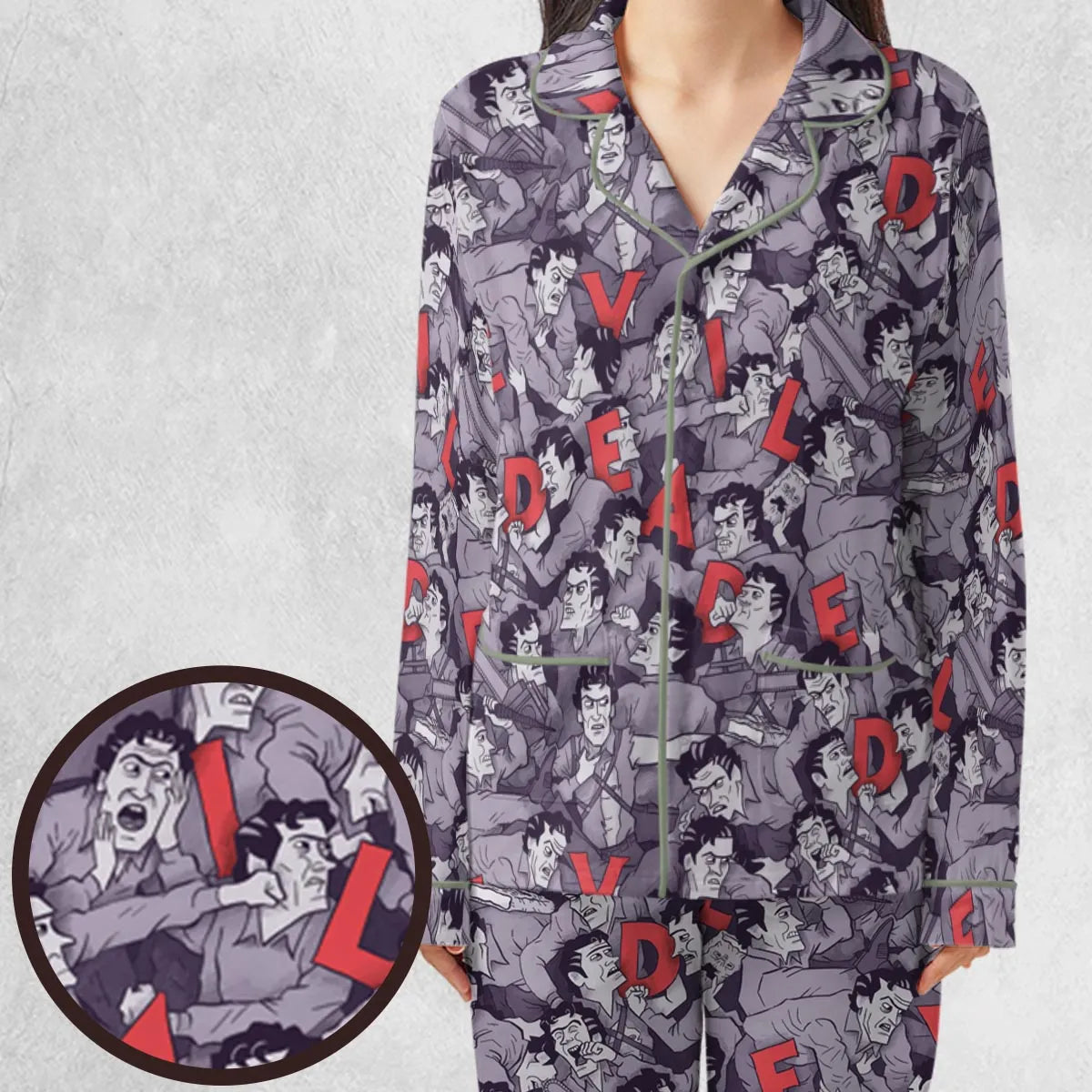 Chainsaw Evil Dead  Seamless Pajamas Set