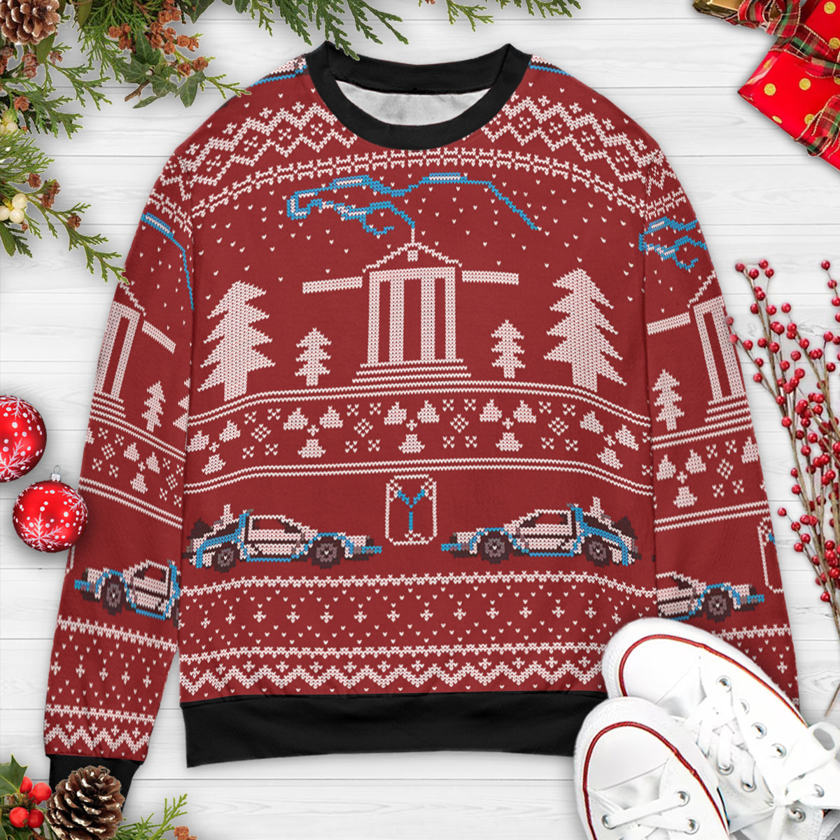 Back To The Future Ugly Christmas Sweatshirt