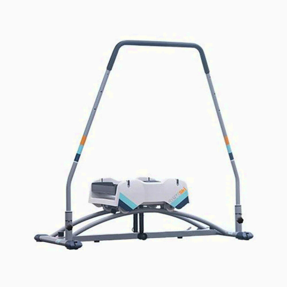 Aeroski Ski Fitness Workout Machine With Recoil Spring Resistance, Gray - 2.0