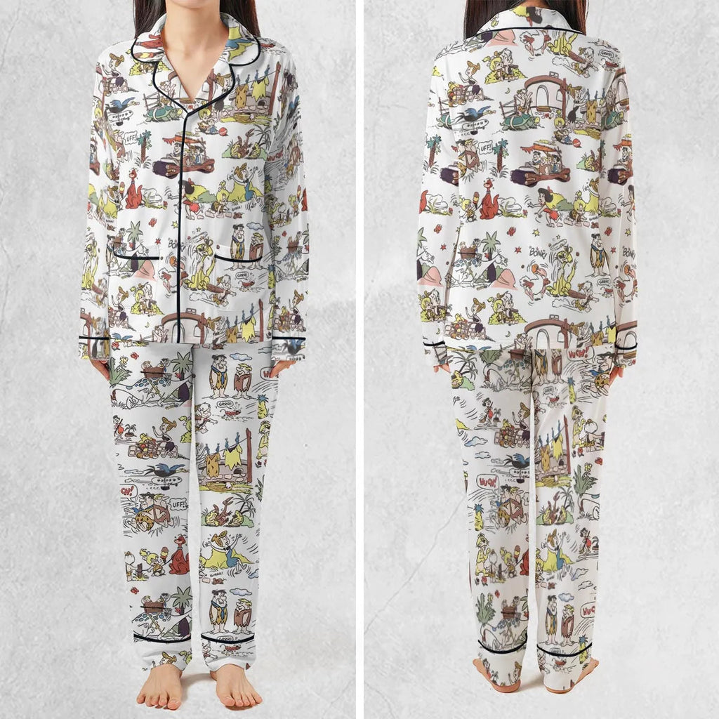 Stone Age Life The Flintstone Pajamas Set