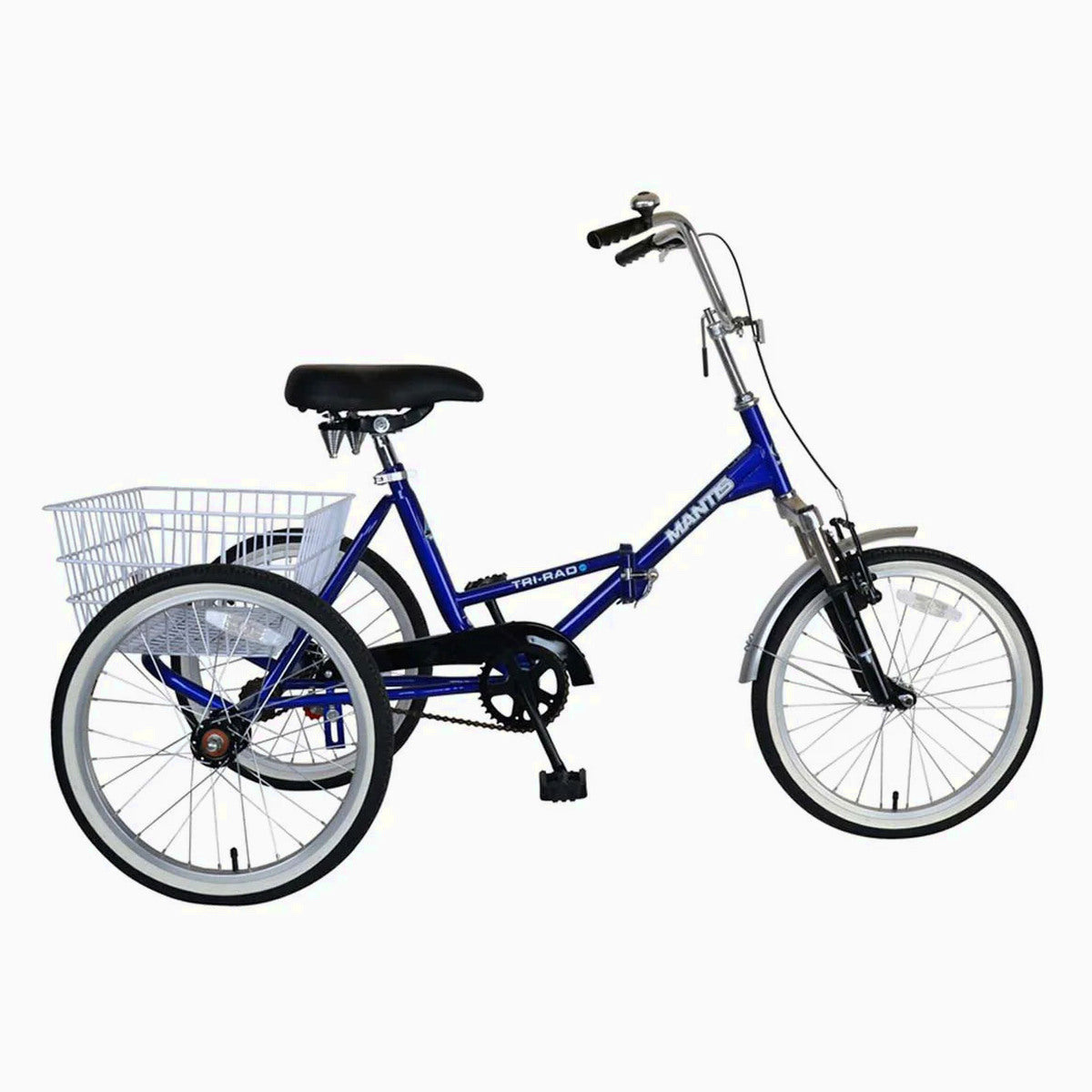 Mantis Tri-Rad Folding Adult Tricycle, 24 in, 6-Speed