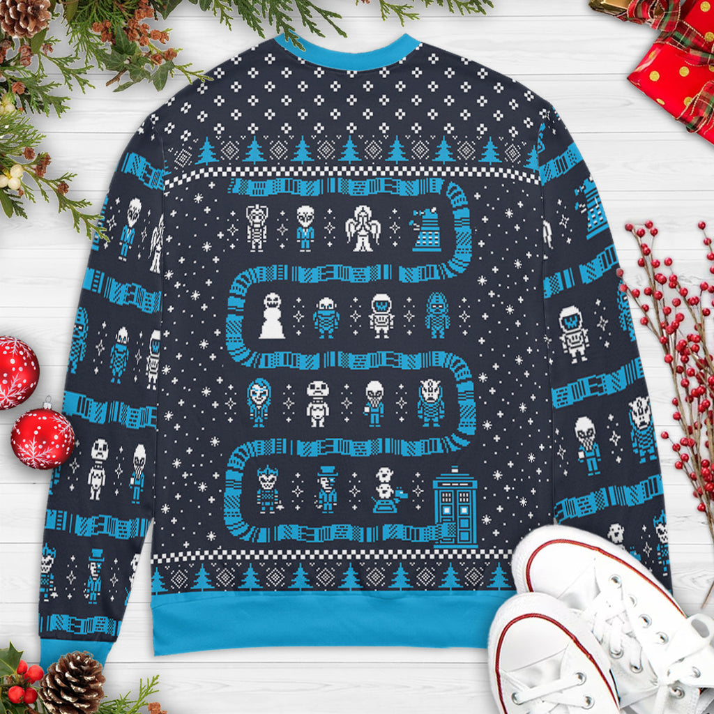 Who's Sweater is This Doctor Who Ugly Christmas Sweatshirt