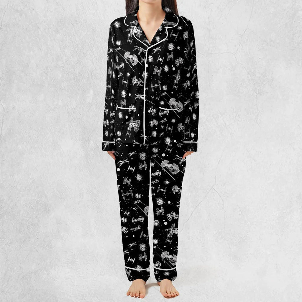 Space Ship Battle Star Wars Pajamas Set