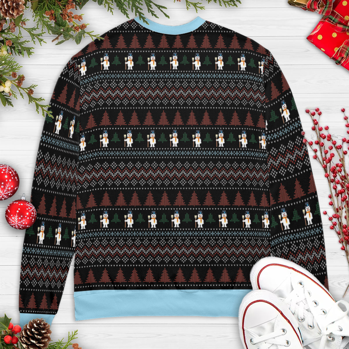 Fastest Belly Whopper Ugly Christmas Sweatshirt