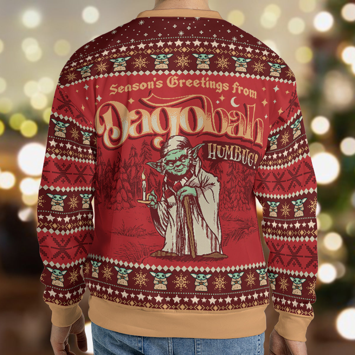 Dagobah Humbug Yoda Ugly Christmas Sweatshirt