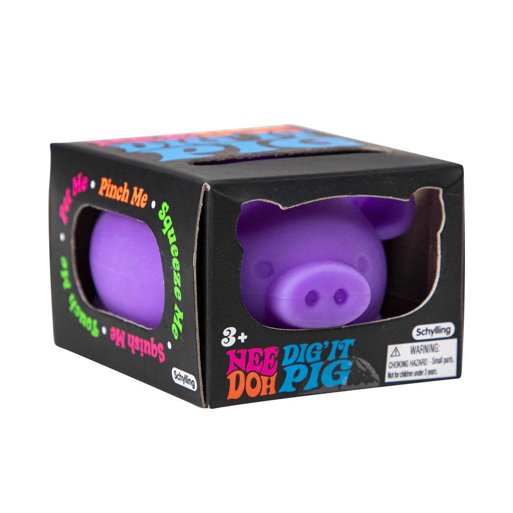 Neon Pig Squeeze Toy