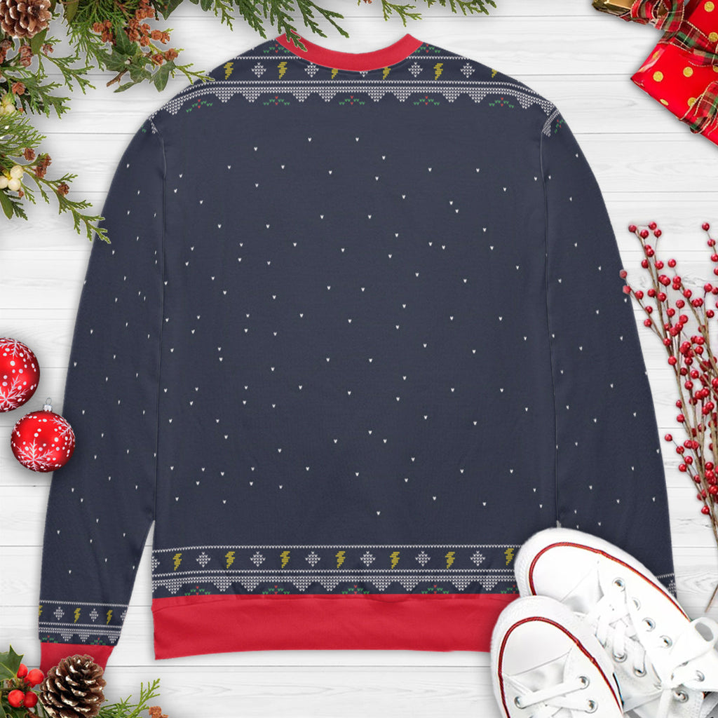 The Zord Has Come Ugly Christmas Sweatshirt