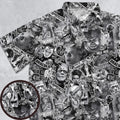 The Monsters Universal Classic Monsters Button Down Shirt