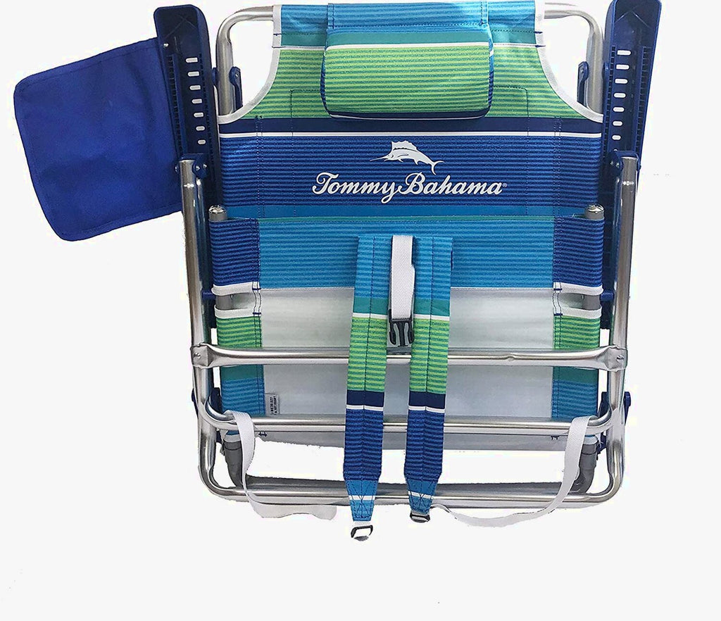 Tommy Bahama 2-Pack Backpack Beach Chairs With Storage Pouch And Towel Bar