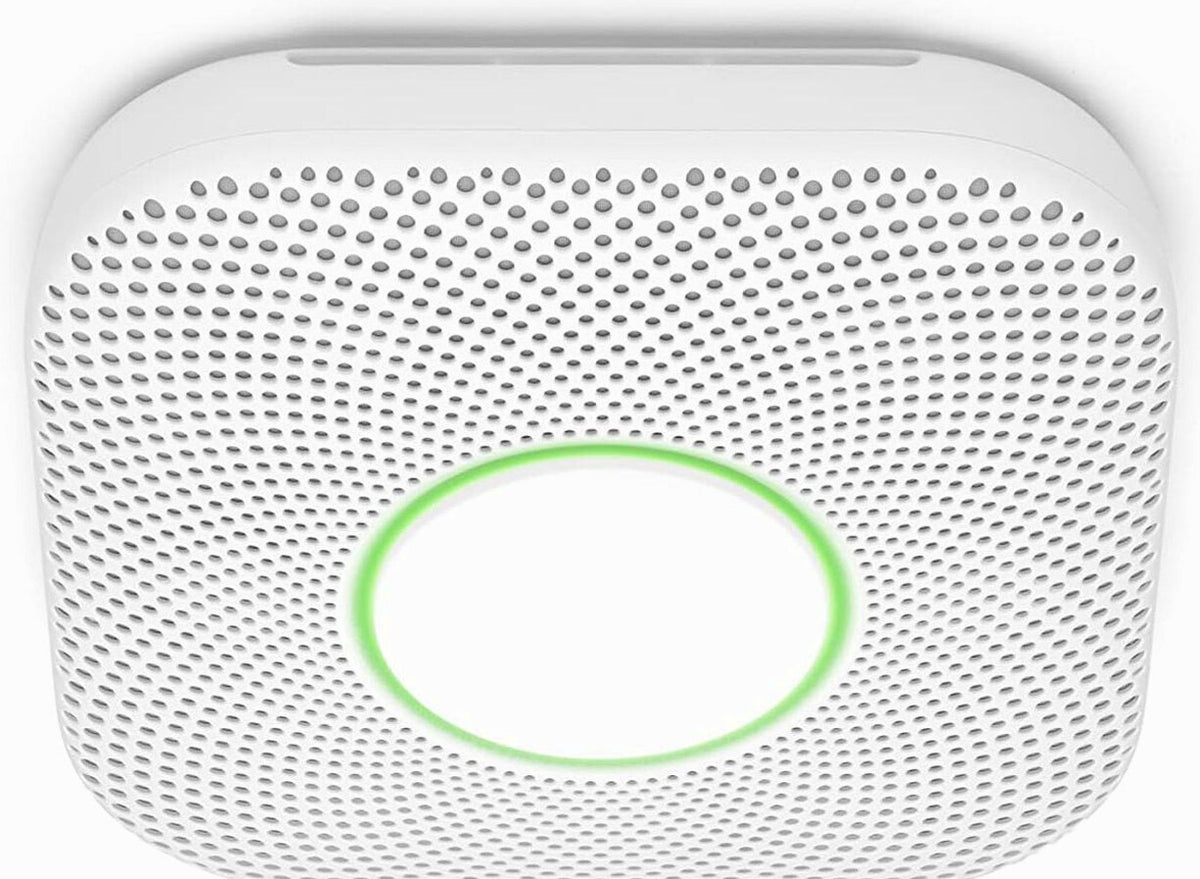 Nest Protect Battery Operated Smoke And Carbon Monoxide Detector - White