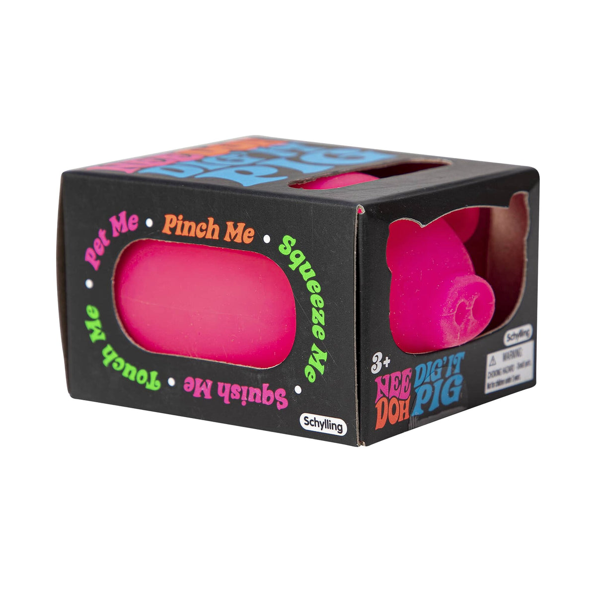 Neon Pig Squeeze Toy