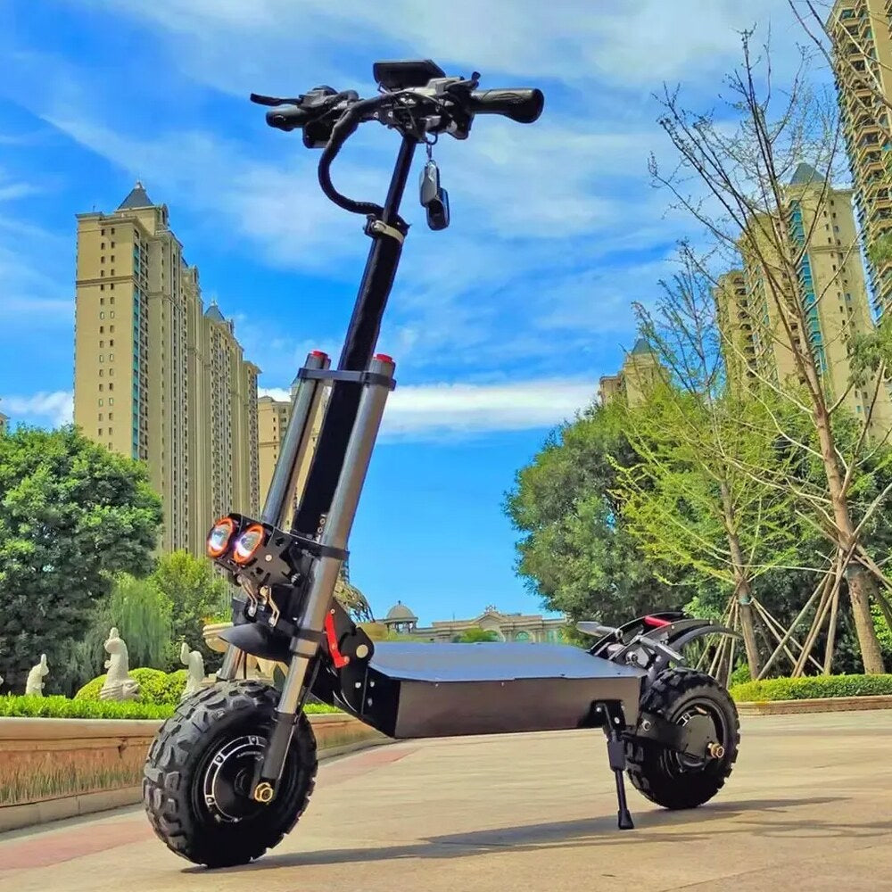 eHoodax Electric Scooter, 5600W Dual Motor, 60V40AH, 11-Inch Tires, Regular Version 20 Miles - HB07