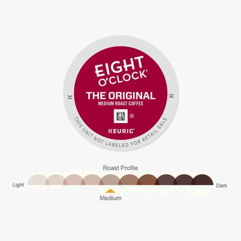 Eight O'Clock Coffee The Original Medium Roast Recyclable K-Cup Pods, 96 Count