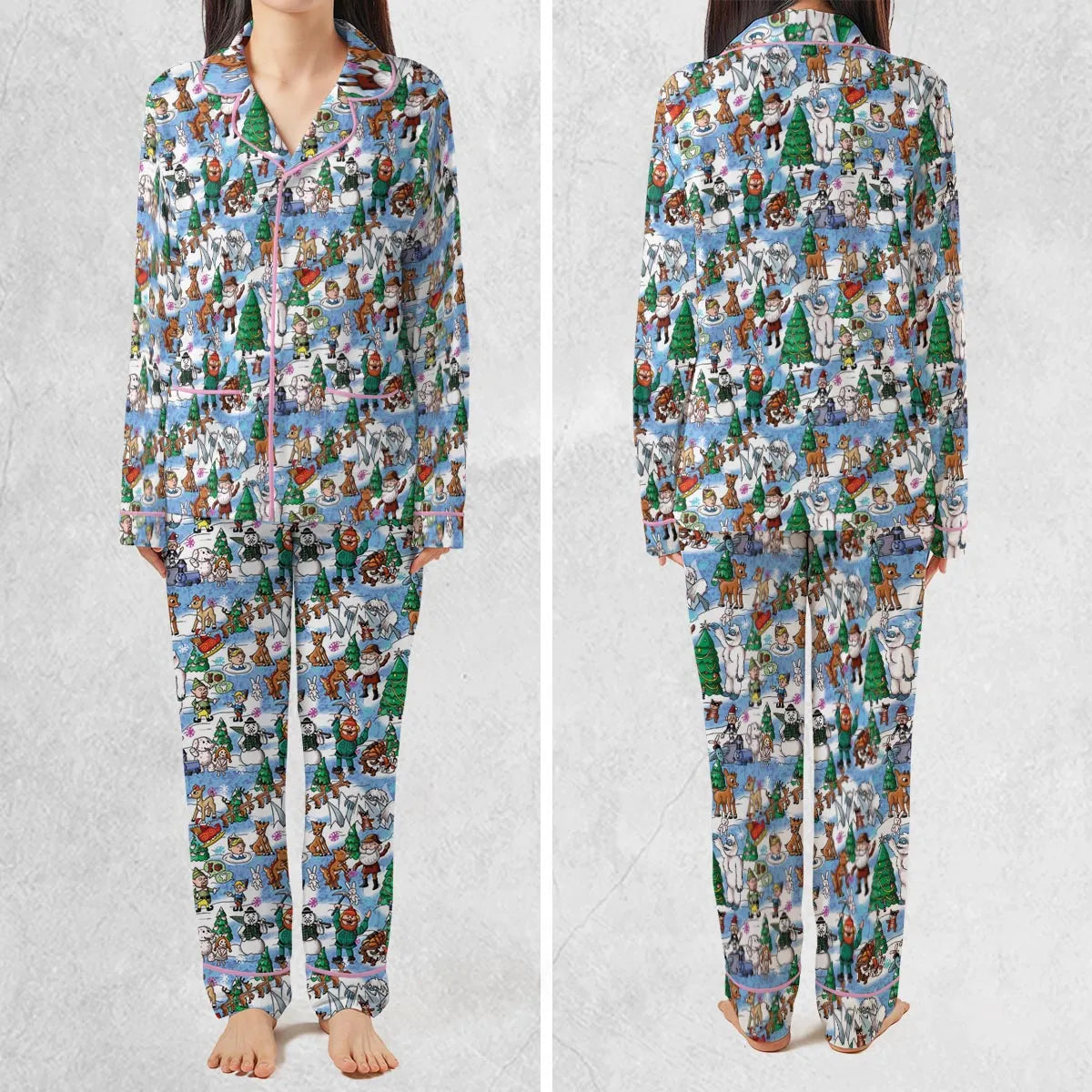 Snowland Rudolph the Red-Nosed Reindeer Pajamas Set