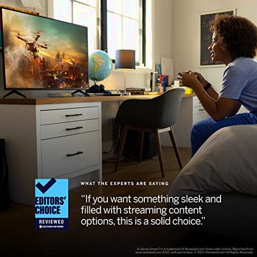 VIZIO 40-Inch D-Series Full HD 1080p Smart TV With AMD FreeSync And Apple AirPlay - D40F-J09