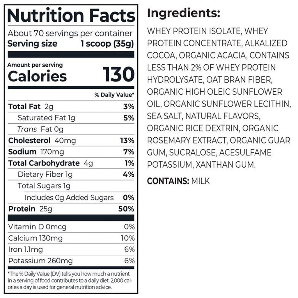 Kirkland Signature Whey Protein, Creamy Chocolate, 5.4 lbs