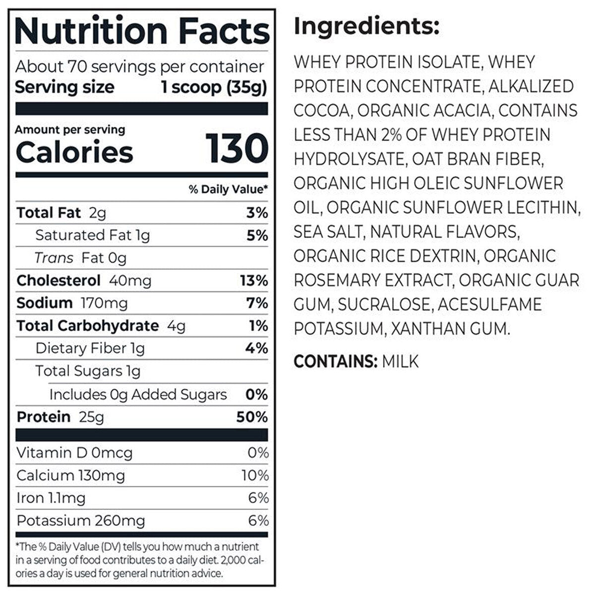 Kirkland Signature Whey Protein, Creamy Chocolate, 5.4 lbs