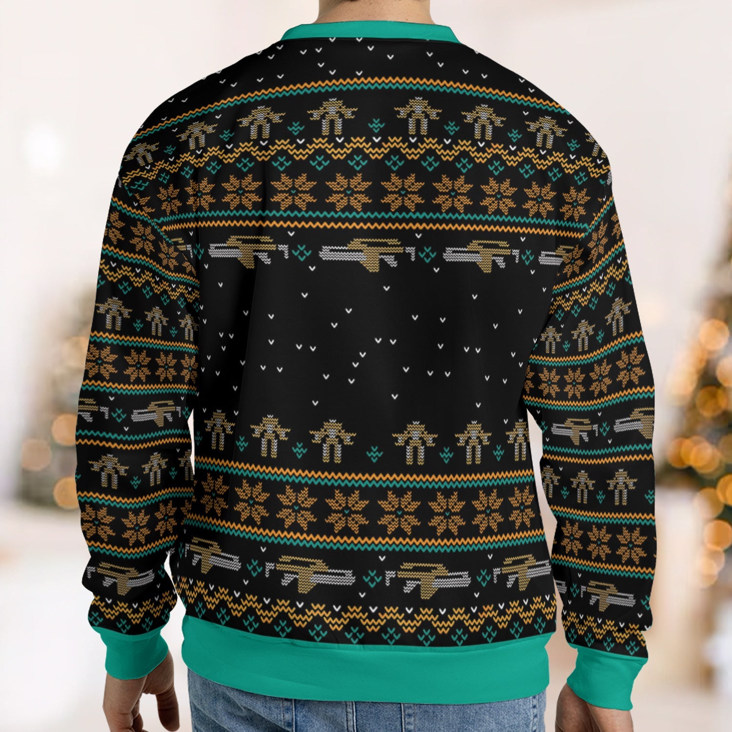 Happy Alien Xmas Ugly Christmas Sweatshirt